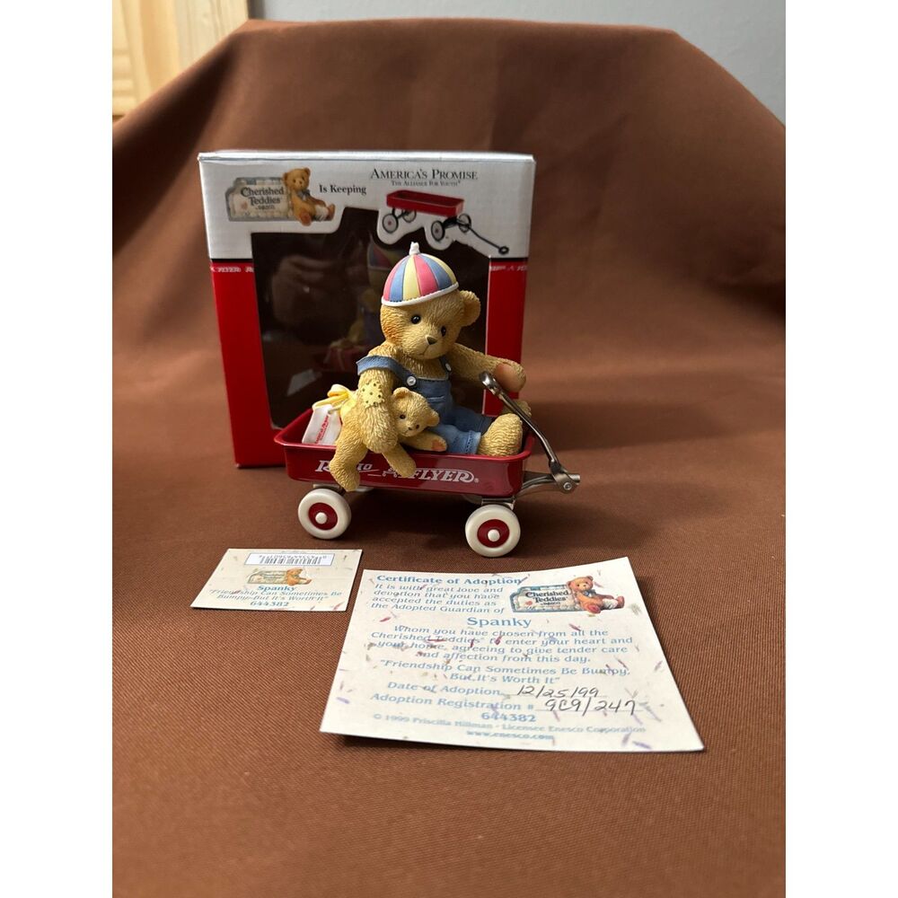 Cherished Teddies "Spanky" Friendship Can Sometimes be Bumpy, but it's Worth It